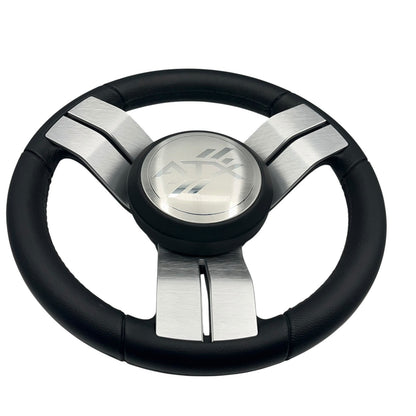Gussi Italia Marine Steering Wheel Stainless Steel Spoke Soft Touch Rim | ATX