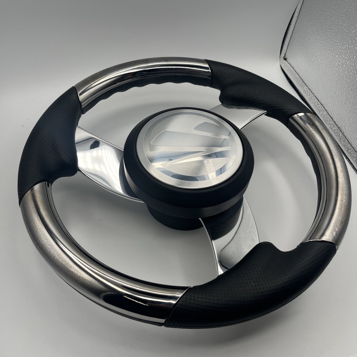 Model M533 Boat Steering Wheel Polished Aluminum Spoke | Tige