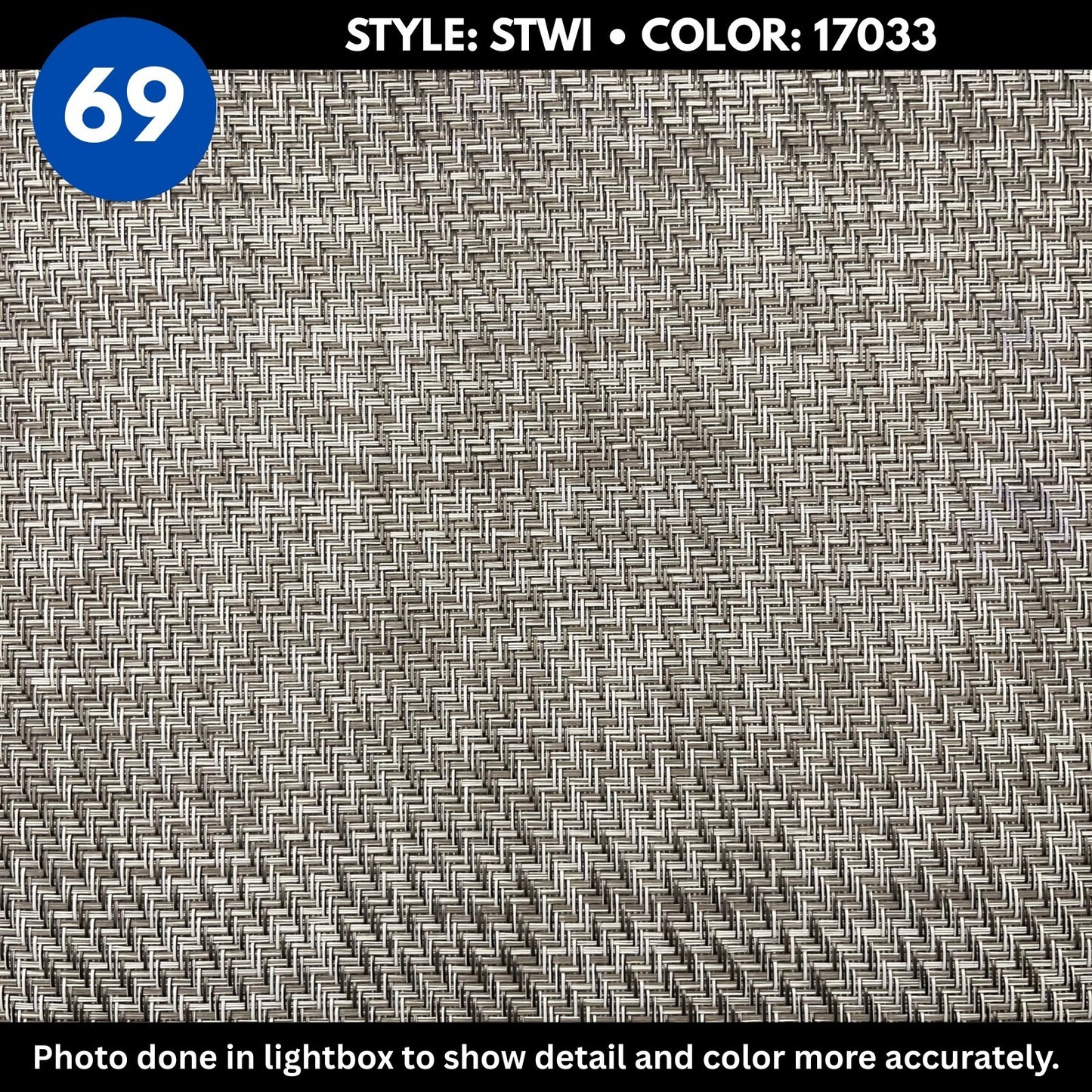 Woven Vinyl Flooring | Twill - Linen | 8'6" W | Choose Your Length