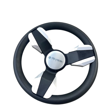 Collina Boat Steering Wheel Brushed Inserts - Keyed ONLY