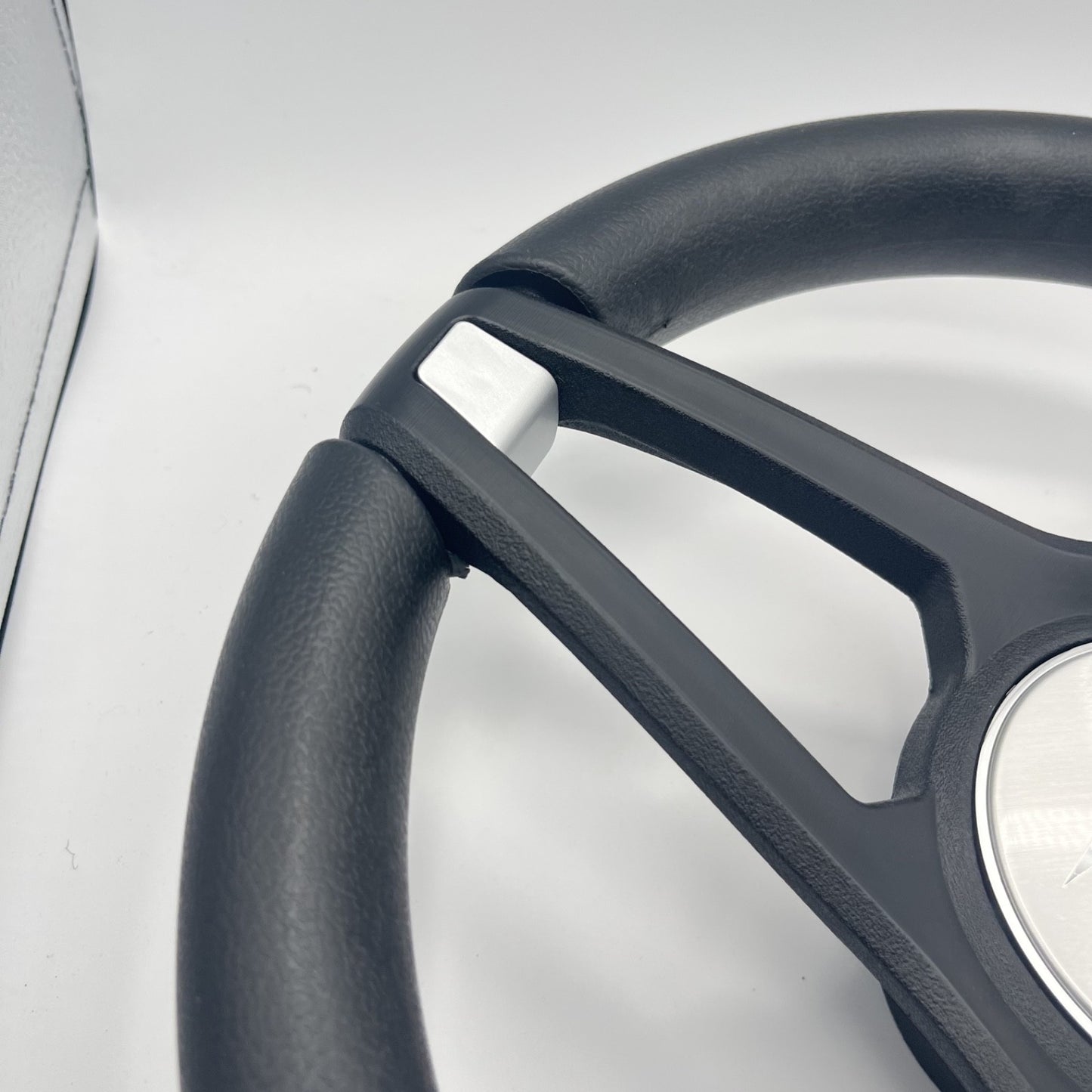 Molino Black w/Soft Touch Urethane Rim Boat Steering Wheel | Avid Boats