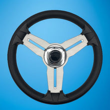 Model 15A Marine Steering Wheel Brushed Alum Spokes | Stabicraft Cap