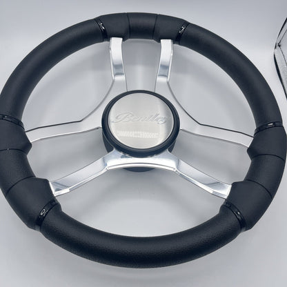 Malera Boat Steering Wheel Chrome Spokes | Bentley