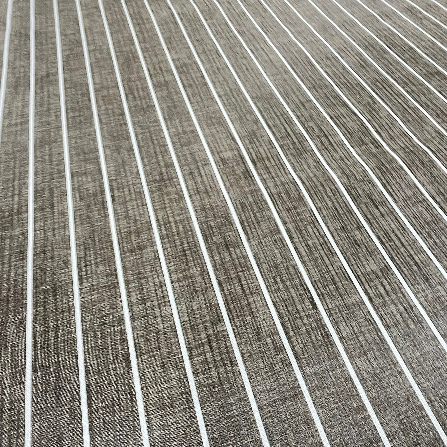 Woven Vinyl | Elmwood Teak - Leather Bound | 8'6" Wide | Choose Your Length