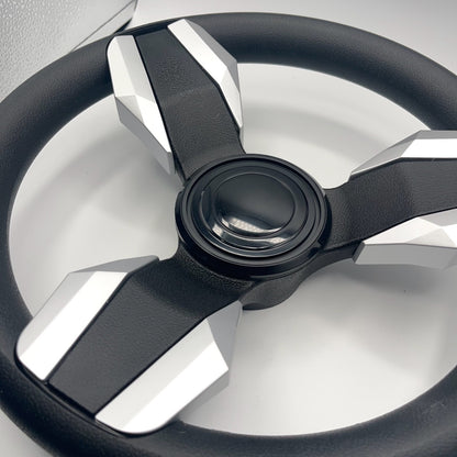 Collina Boat Steering Wheel Brushed Inserts - Keyed ONLY