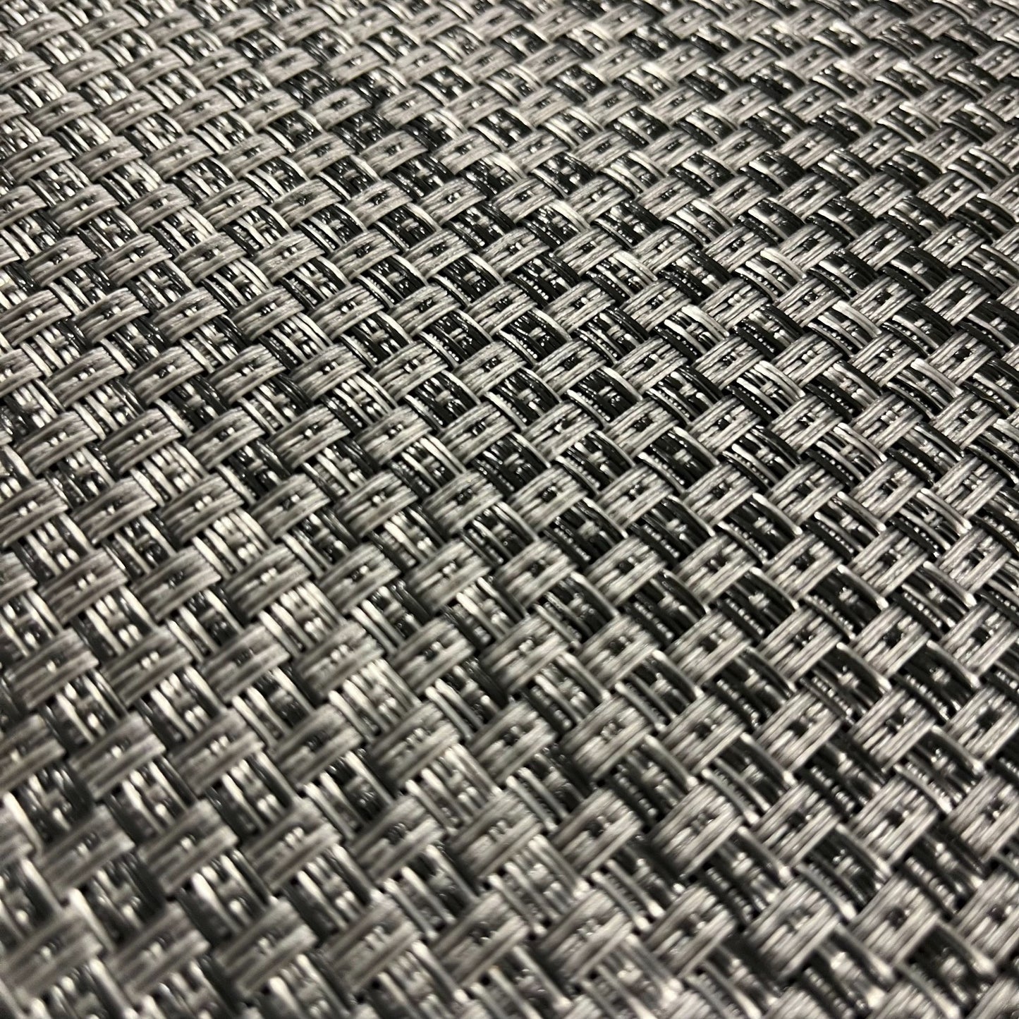 Woven Vinyl Flooring | Twill - Carbon Fiber | 8'6" Width | Choose Your Length