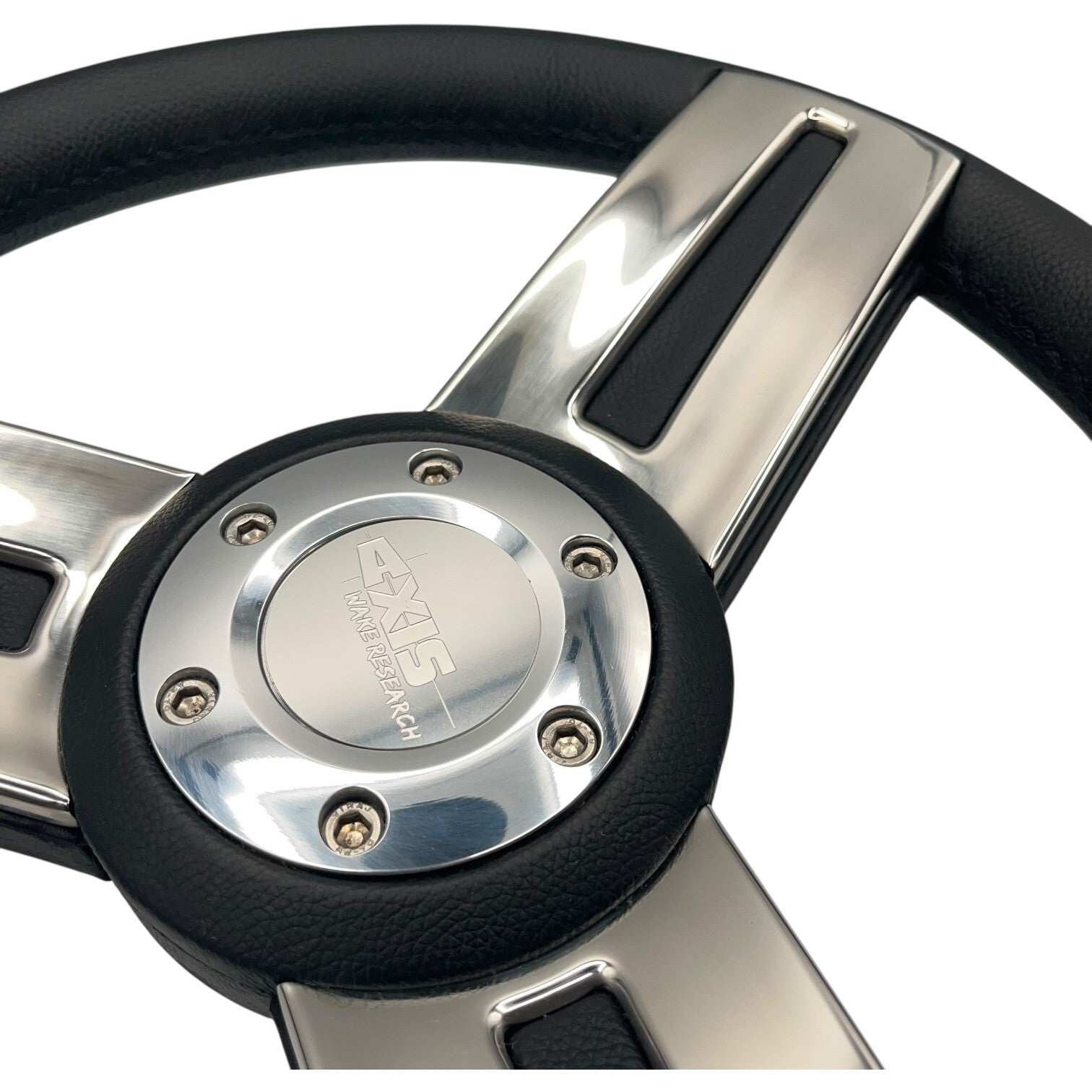 Gussi Italia Marine Steering Wheel Stainless Steel Spokes Soft Touch Rim | Axis
