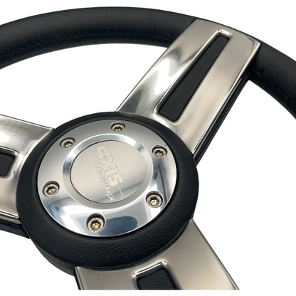 Gussi Italia Marine Steering Wheel Stainless Steel Spokes Soft Touch Rim | Axis