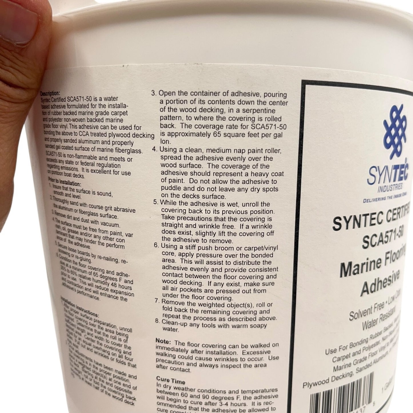 Syntec Industries Carpet Adhesive Sca571-50 (1 Gallon)