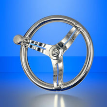 Cimbro Salt Water Boat Steering Wheel+Knob Polished Stainless Steel | Gussi