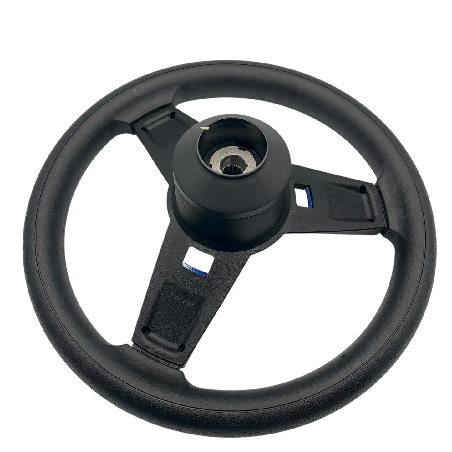 Giazza Golf Cart Steering E-Z-GO HUB Soft Touch Rim ABS Spokes - Blue Inserts