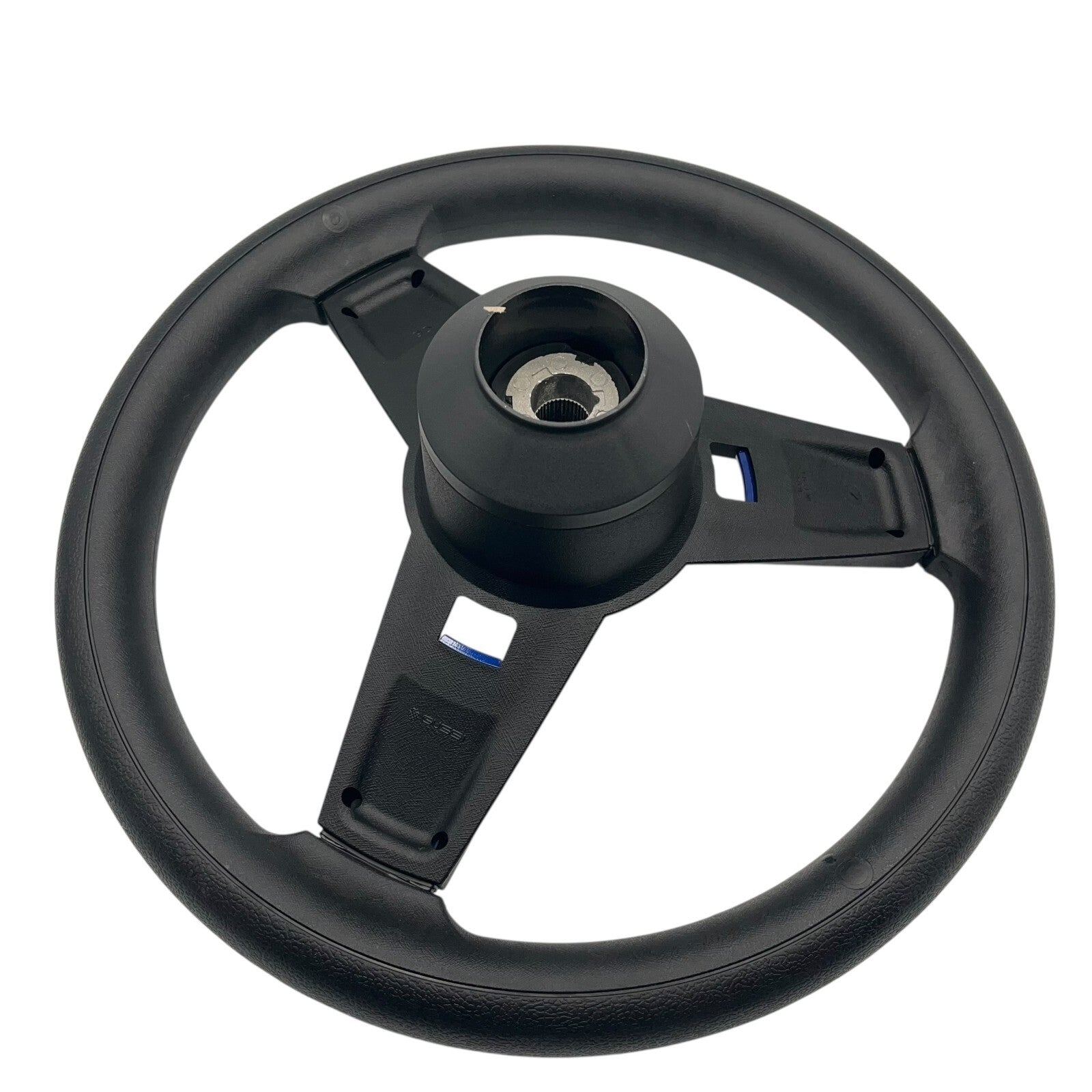 Giazza Golf Cart Steering E-Z-GO HUB Soft Touch Rim ABS Spokes - Blue Inserts