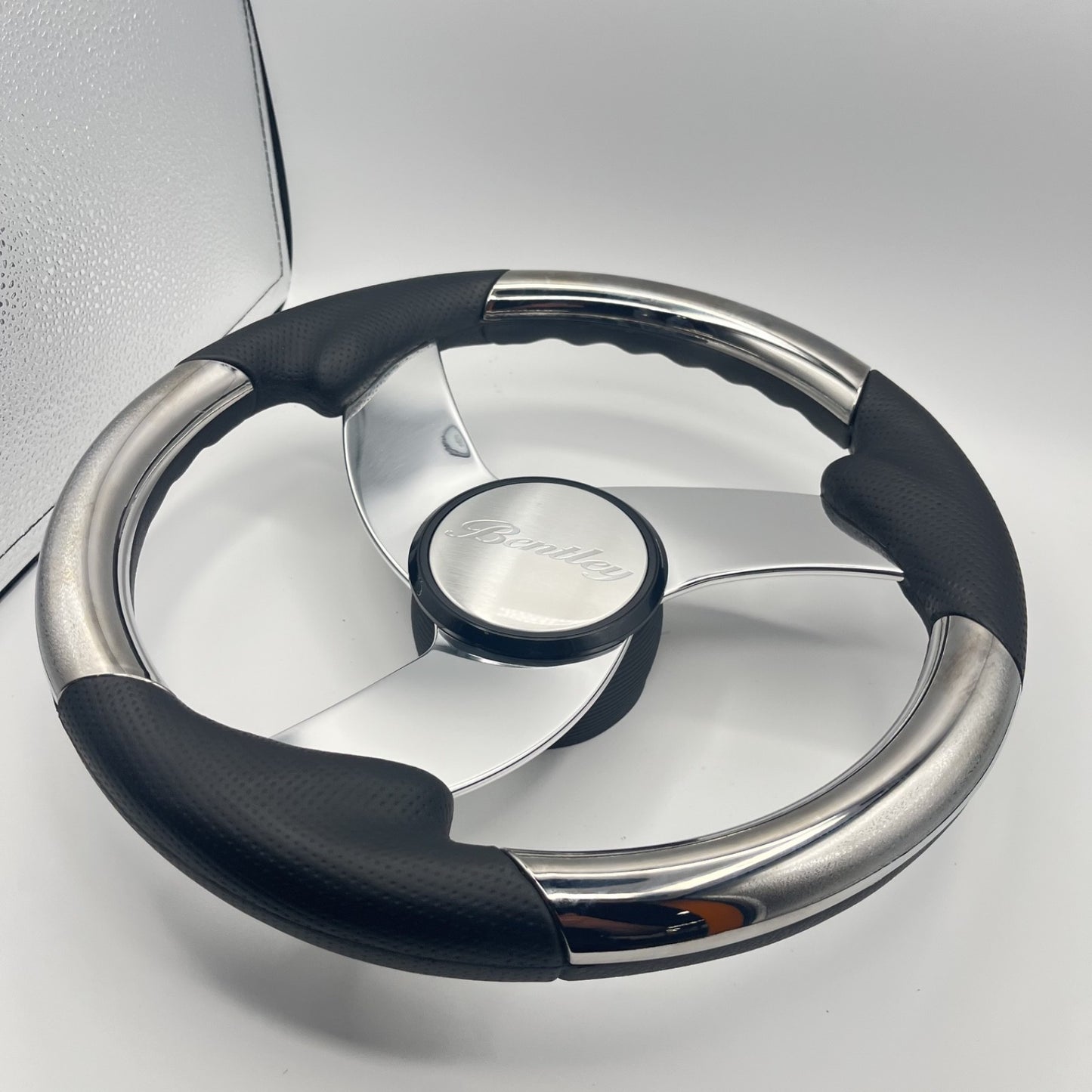 Model M533 Boat Steering Wheel Polished Alum Spoke | Bentley