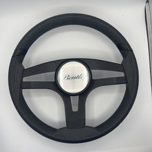 Badia Boat Steering Wheel Brushed Black Aluminum Spokes | Bentley