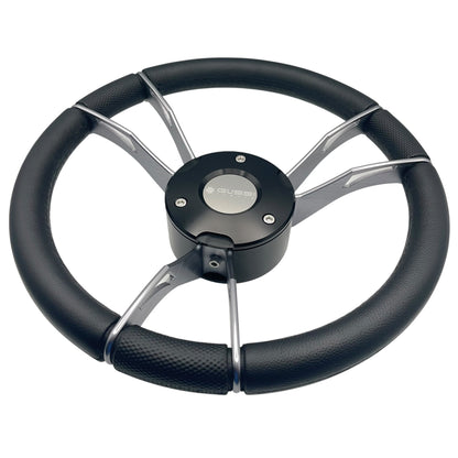Gussi Italia 931 Marine Steering Wheel (Gray) - Keyed ONLY