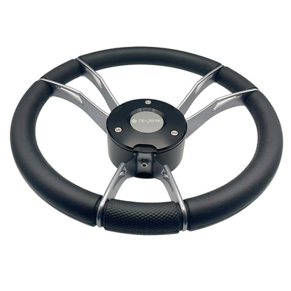 Gussi Italia 931 Marine Steering Wheel (Gray) - Keyed ONLY