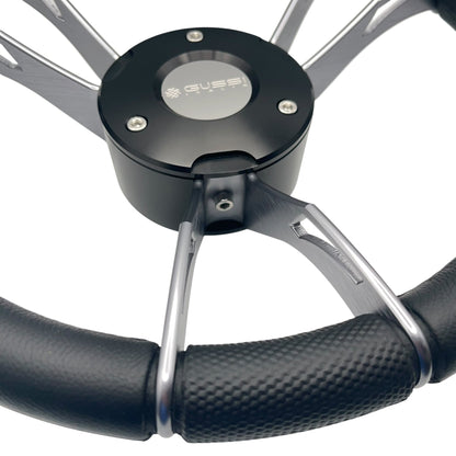 Gussi Italia 931 Marine Steering Wheel (Gray) - Keyed ONLY
