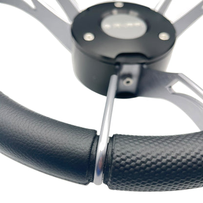Gussi Italia 931 Marine Steering Wheel (Gray) - Keyed ONLY