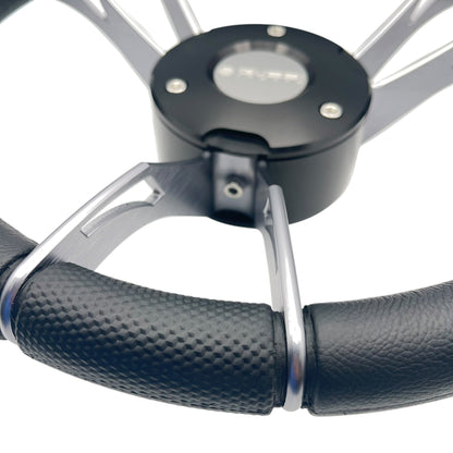 Gussi Italia 931 Marine Steering Wheel (Gray) - Keyed ONLY