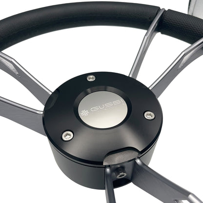 Gussi Italia 931 Marine Steering Wheel (Gray) - Keyed ONLY