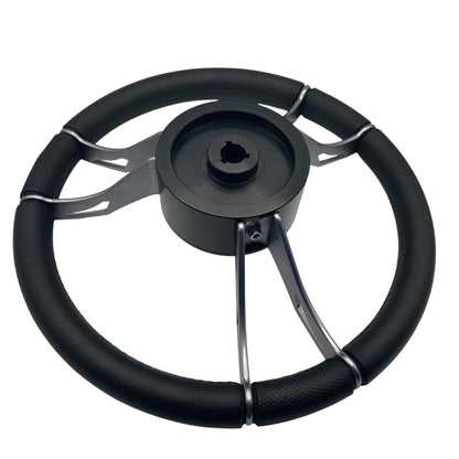 Gussi Italia 931 Marine Steering Wheel (Gray) - Keyed ONLY