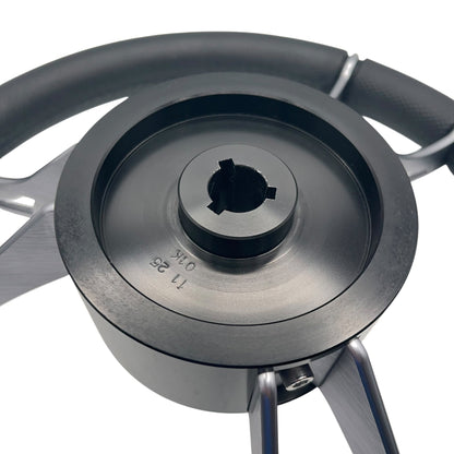 Gussi Italia 931 Marine Steering Wheel (Gray) - Keyed ONLY